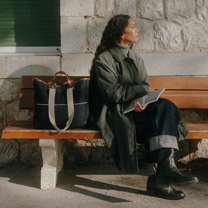 Meline Denim Shopper