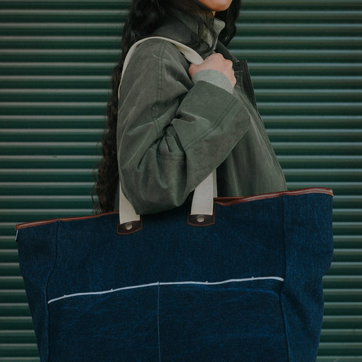Mélo 48H Denim Tote Bag