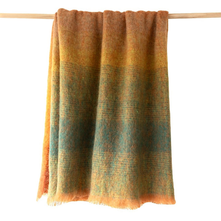 Mohair Throw Autumn Meadow