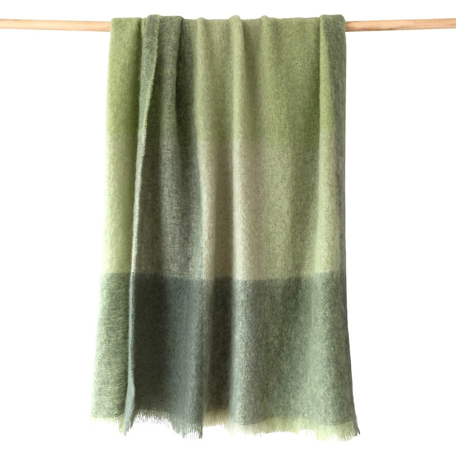 Mohair Throw Sage Valley