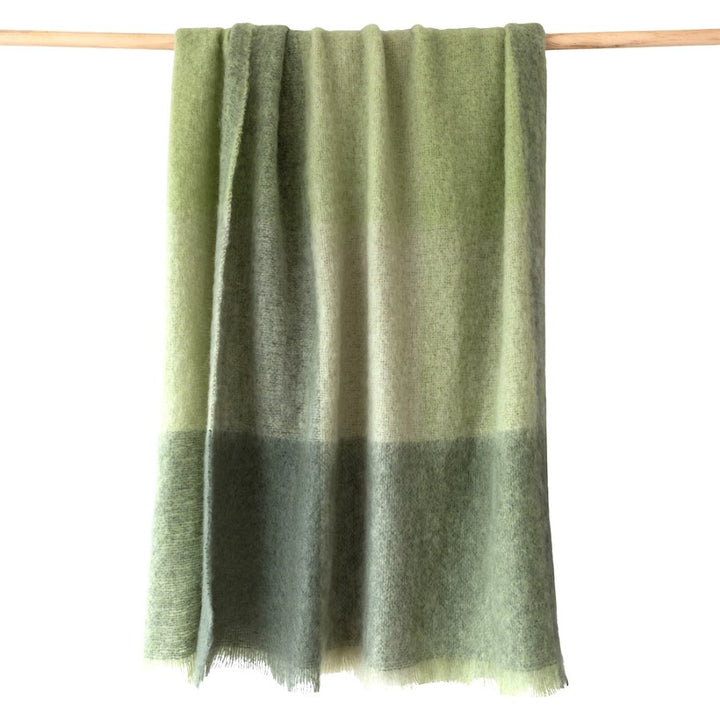 Mohair Throw Sage Valley