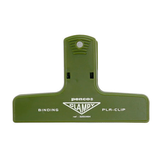 Penco Pla-Clip in Khaki aus robustem ABS-Kunststoff zum Verschließen von Tüten und Ordnen von Dokumenten