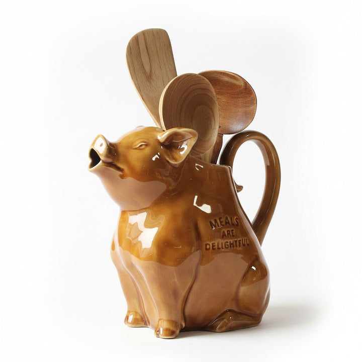 Piggy Pitcher L - Caramel