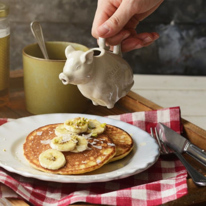 Piggy Pitcher S - White