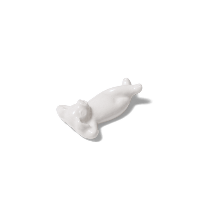 Piggy Knife Rest Lazy - White