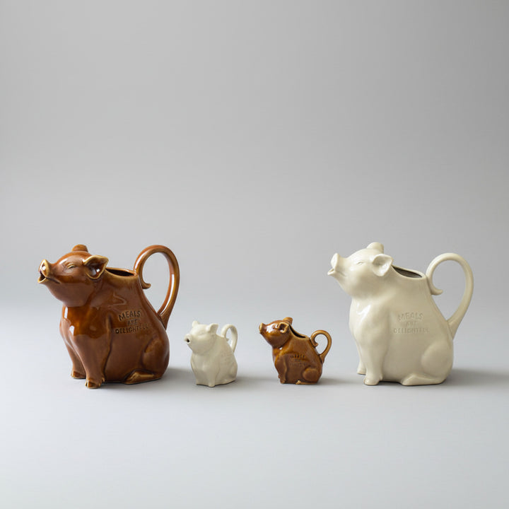 Piggy Pitcher S - White