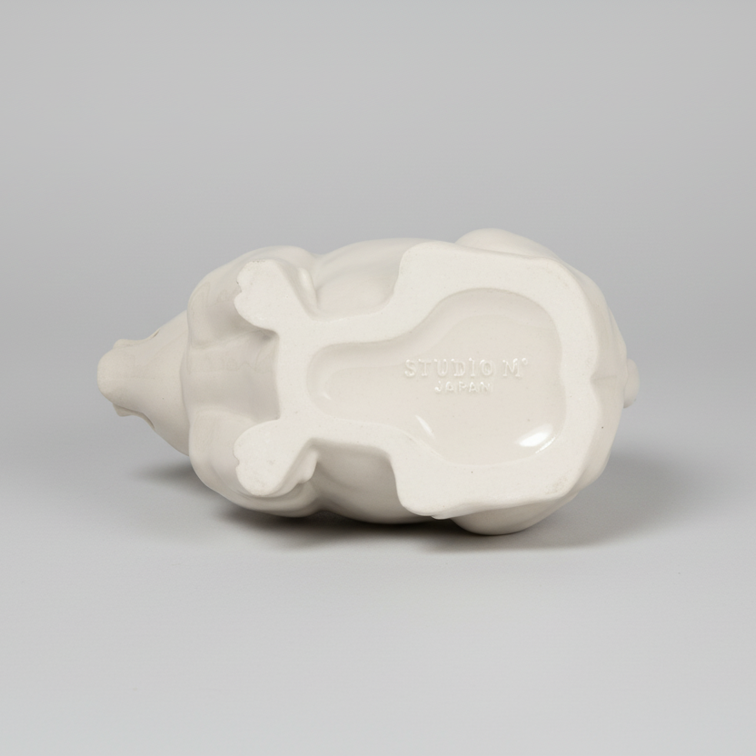 Piggy Pitcher L - White