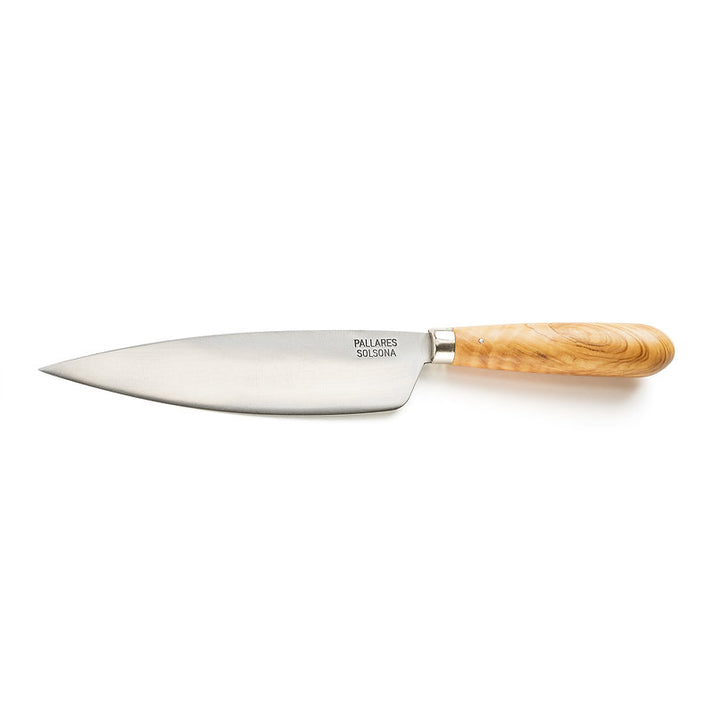 Rounded Kitchen Knife Olive Wood - 16 cm