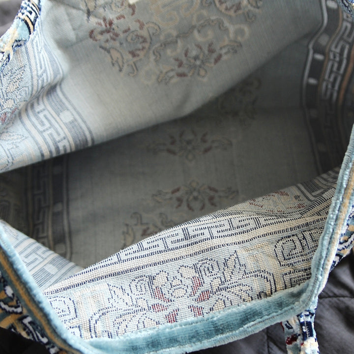 Sac en tissu Rug - Bleu