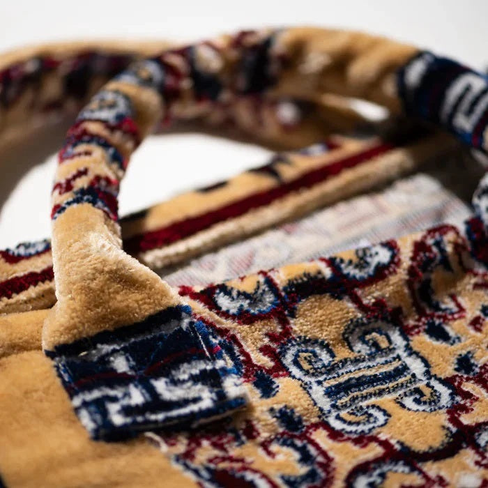 Rug Fabric Bag - Yellow
