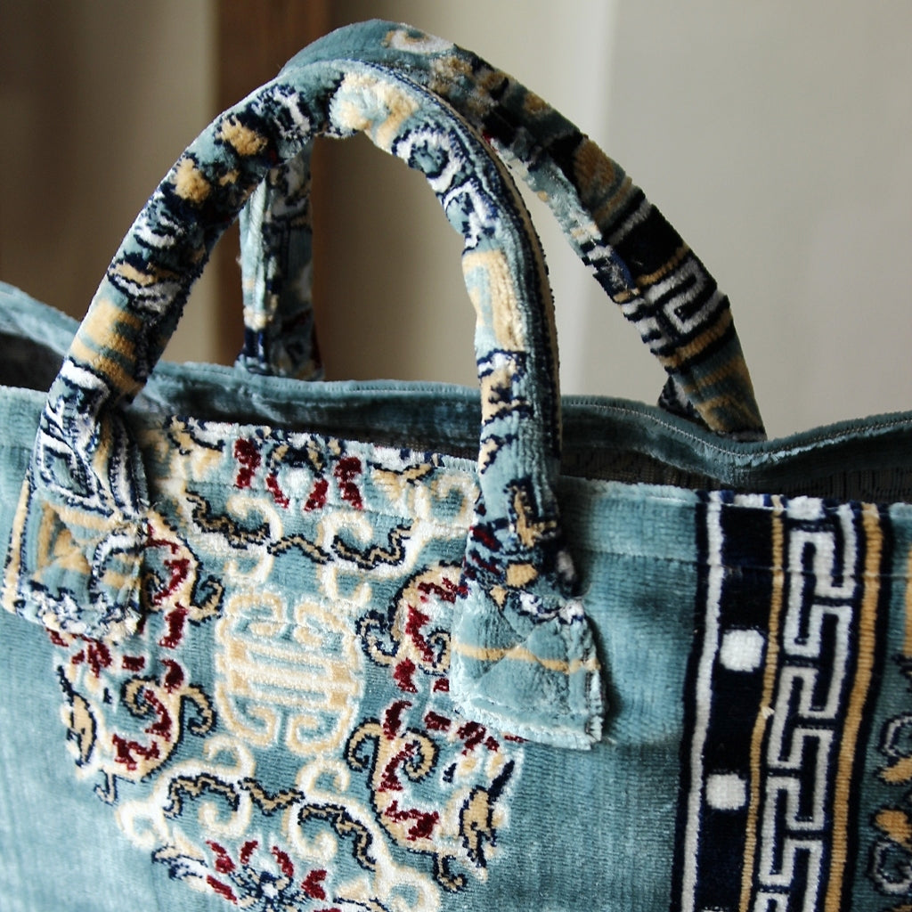 Sac en tissu Rug - Bleu