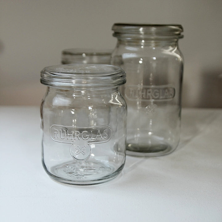 Vintage Vorratsglas „Ruhrglas“ – Rillenglas