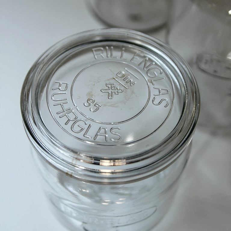 Vintage Vorratsglas „Ruhrglas“ – Rillenglas