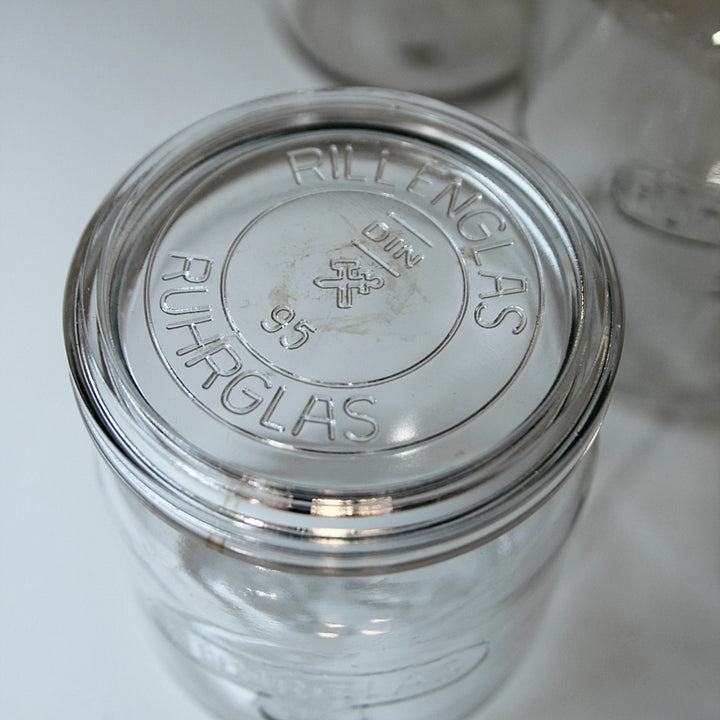 Vintage Vorratsglas „Ruhrglas“ – Rillenglas