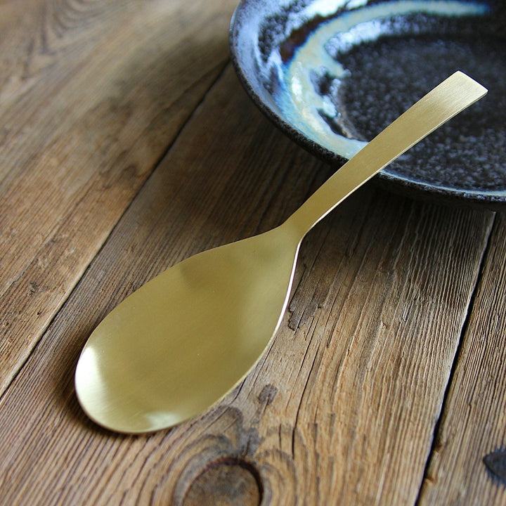 Brass Serving Spoon