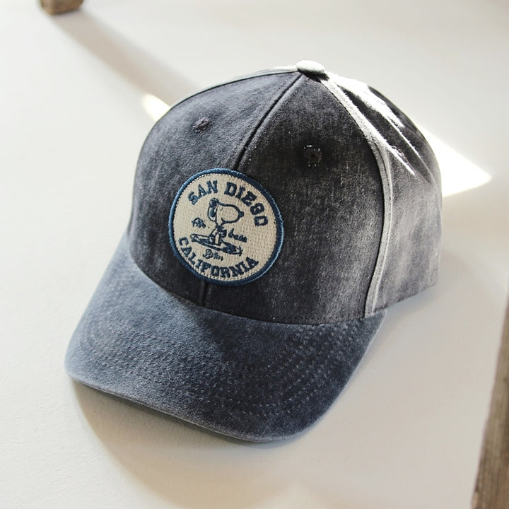 San Diego Trucker Cap Navy Vintage Wash