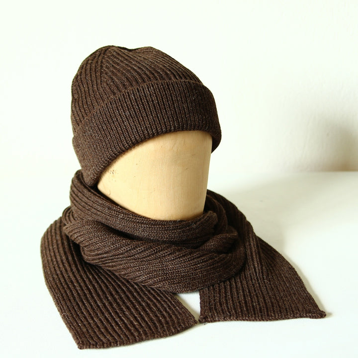 Scarf Natural Brown