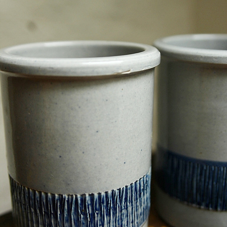 Stoneware Vessel Set of Two