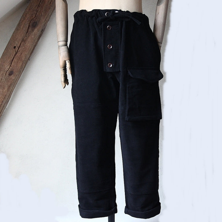 Submariner Pant Black Moleskine