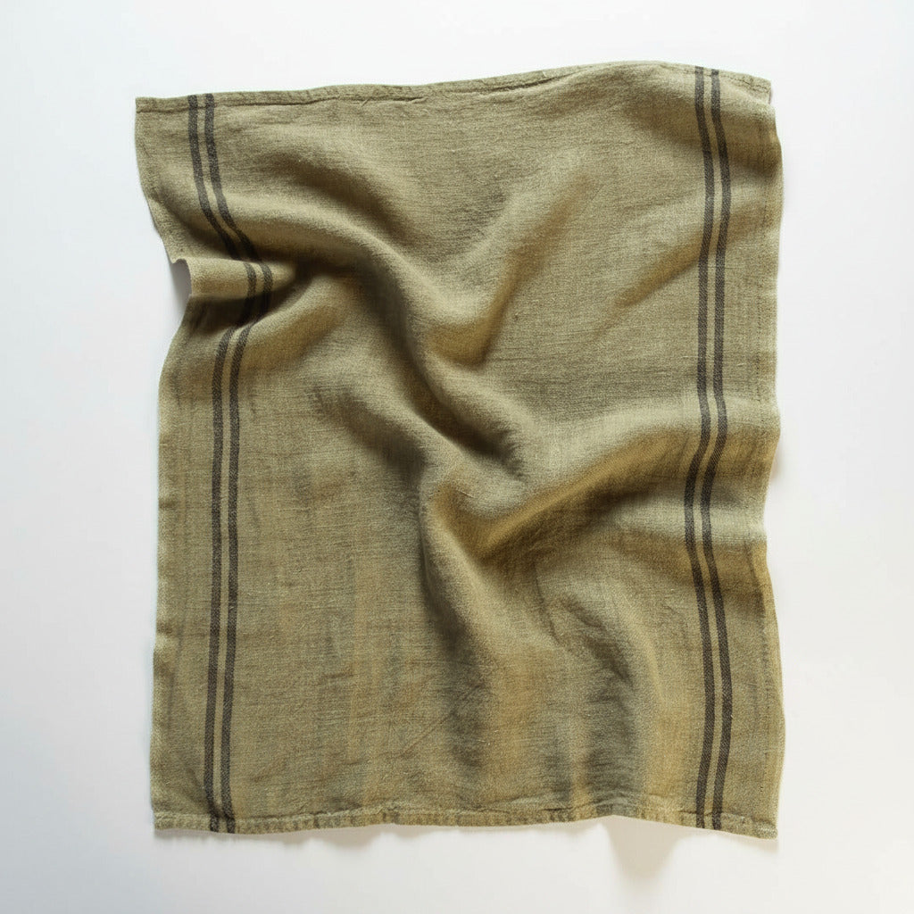 Linen Tea Towel Country - avocat