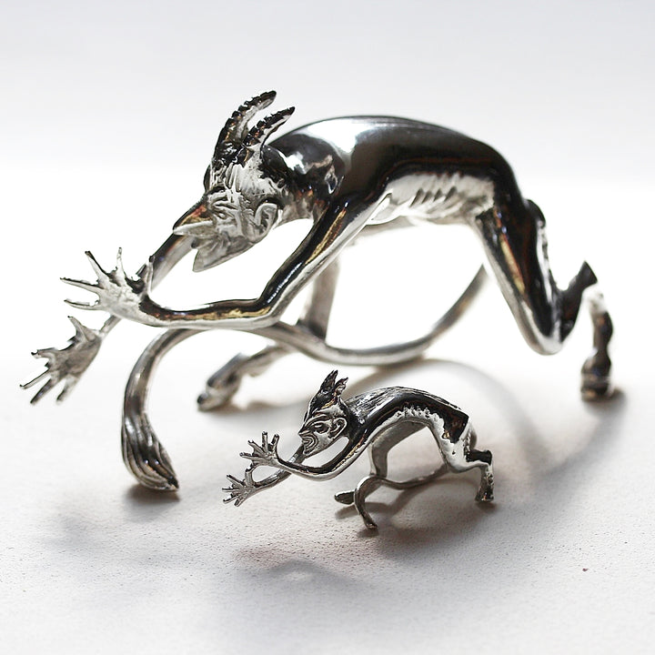 Teufelsfigur aus Hartzinn von Cosi Tabellini