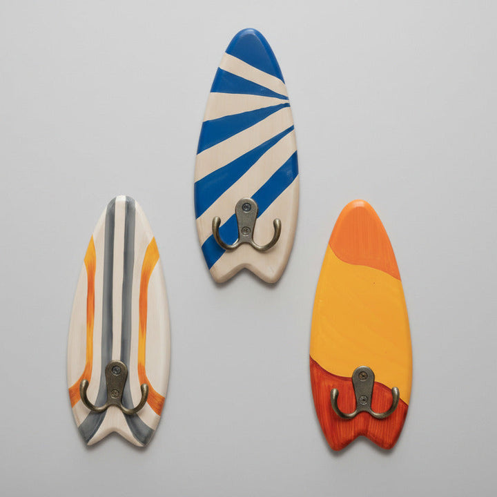 Colered Surf Hooks Set of 3