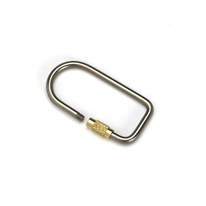 D-Shape Titanium Carabiner