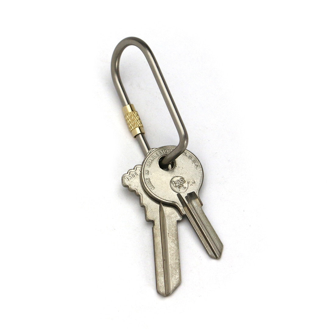D-Shape Titanium Carabiner