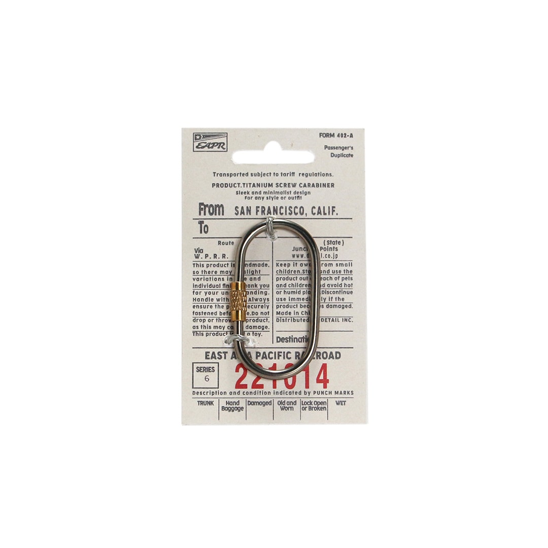 O-Shape Titanium Carabiner