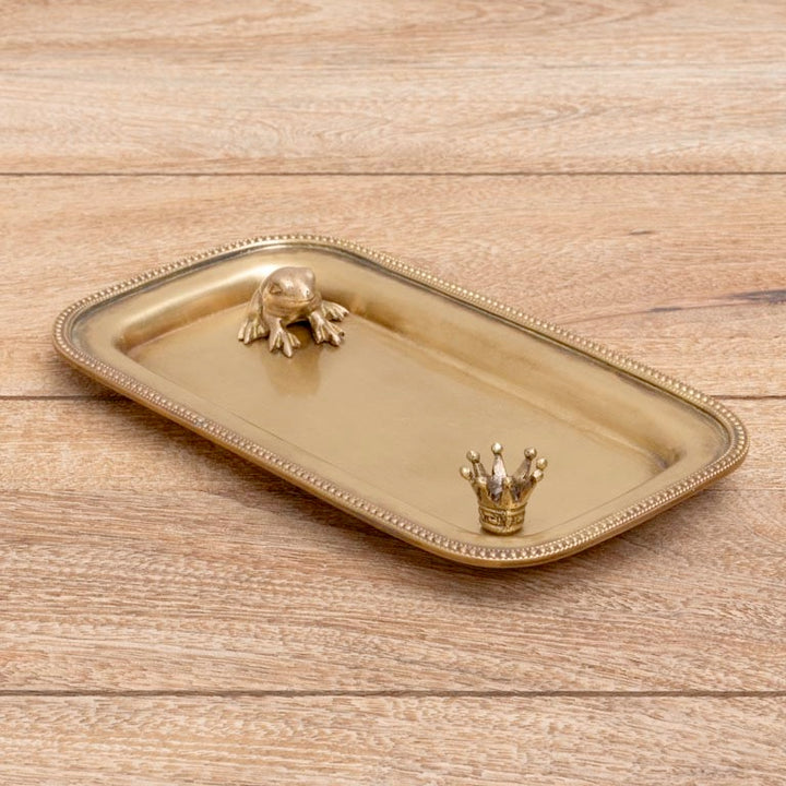 Trinket Tray - Frog and Crown