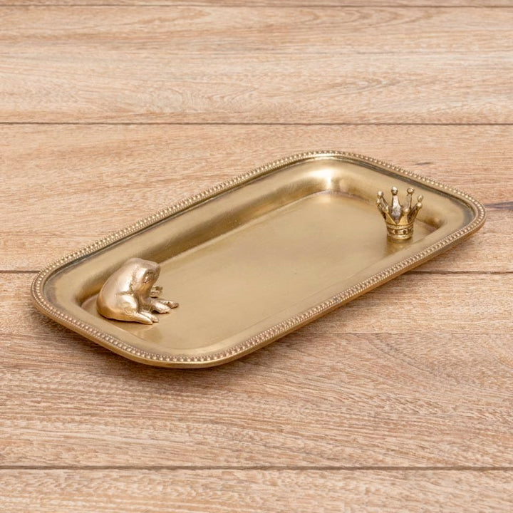 Trinket Tray - Frog and Crown
