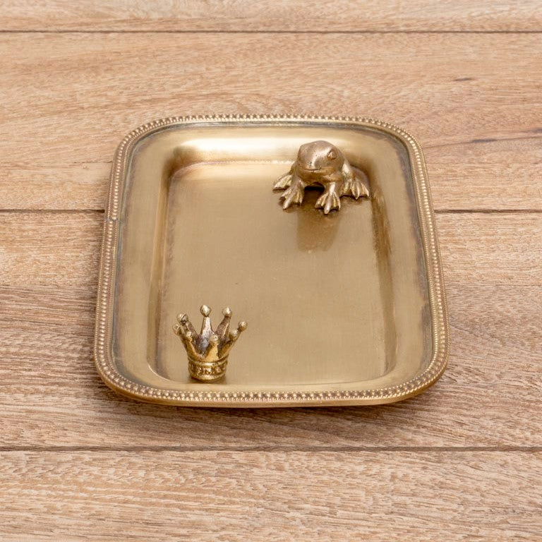 Trinket Tray - Frog and Crown