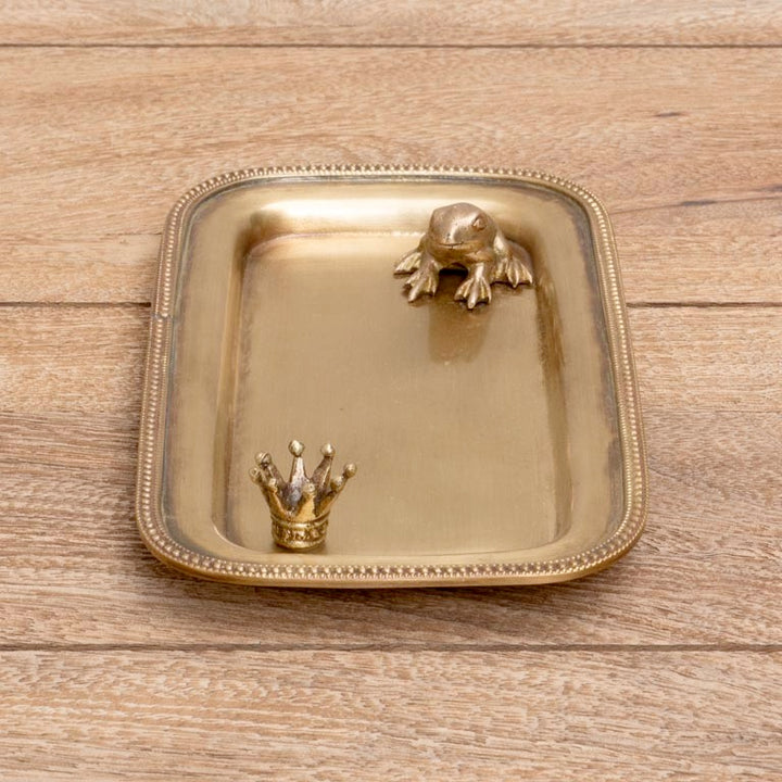 Trinket Tray - Frog and Crown
