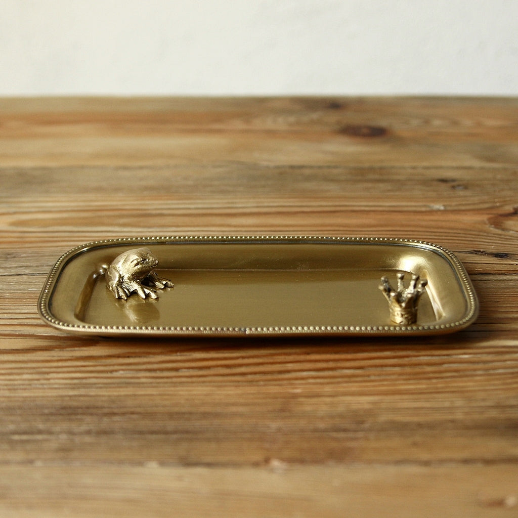 Trinket Tray - Frog and Crown