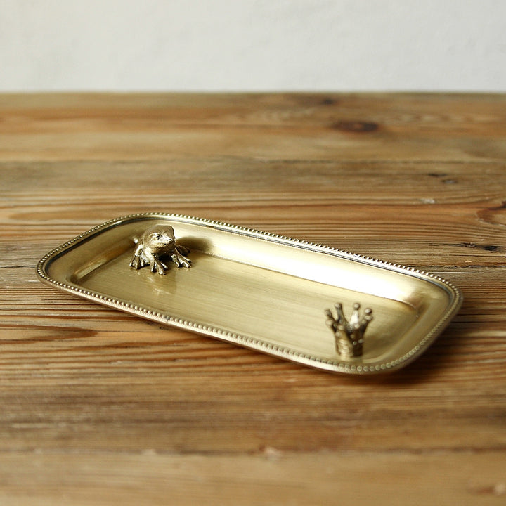 Trinket Tray - Frog and Crown