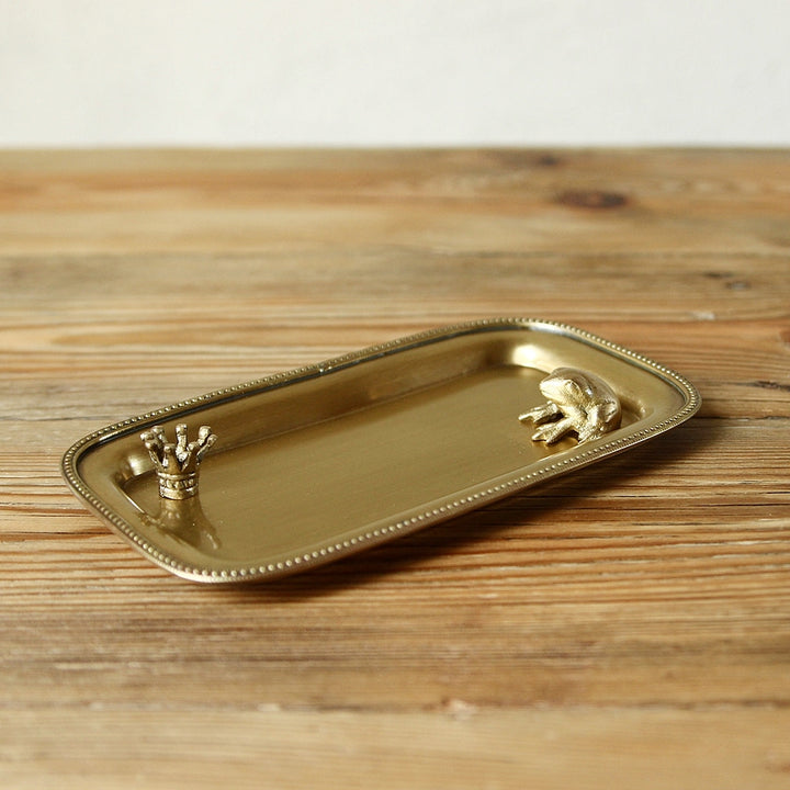 Trinket Tray - Frog and Crown