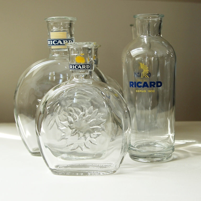 Vintage glass bottles – unique decorative objects with history