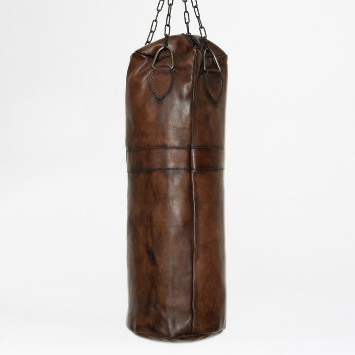 Vintage Leather Punching Bag 1920 in Brown
