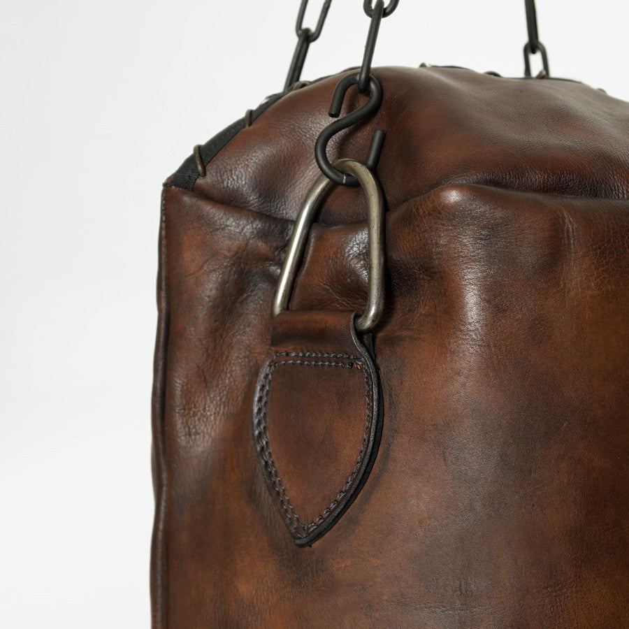 Vintage Leather Punching Bag 1920 in Brown