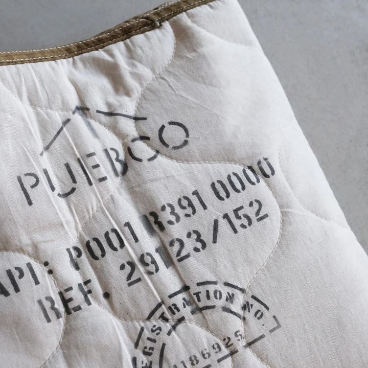 Vintage Parachute Line Quilted Banket