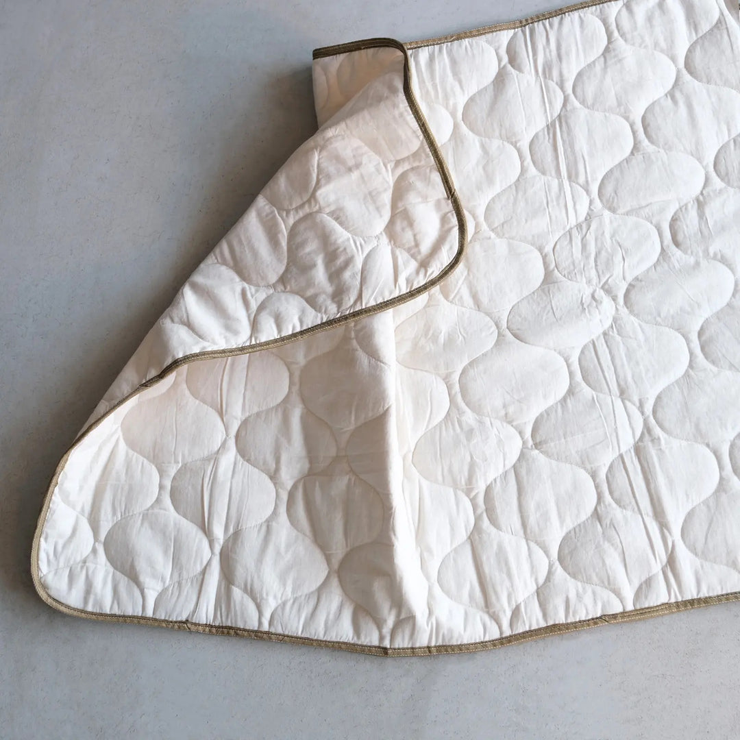 Vintage Parachute Line Quilted Banket