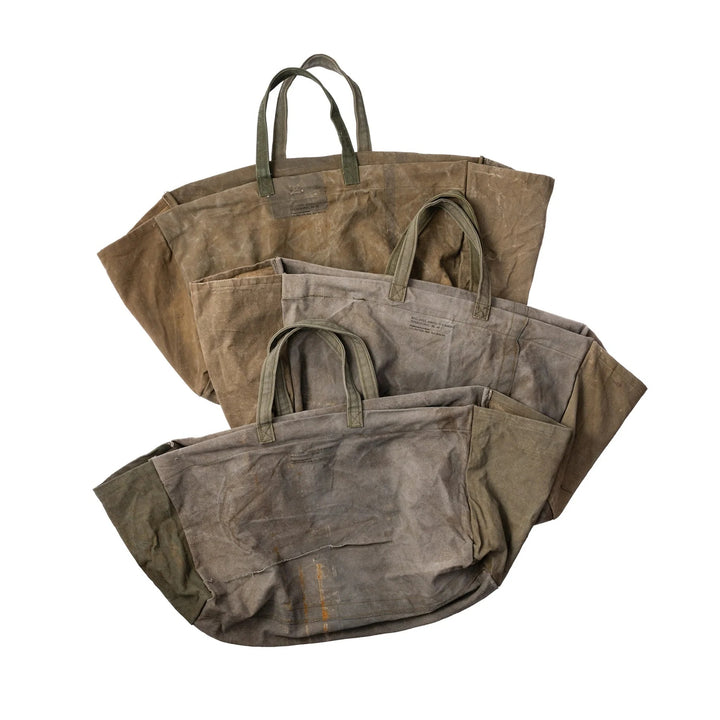 Vintage Tent Fabric Large Bag