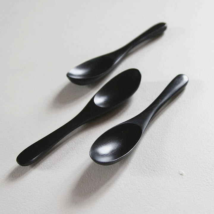 Wooden Spoon Black - Set of three
