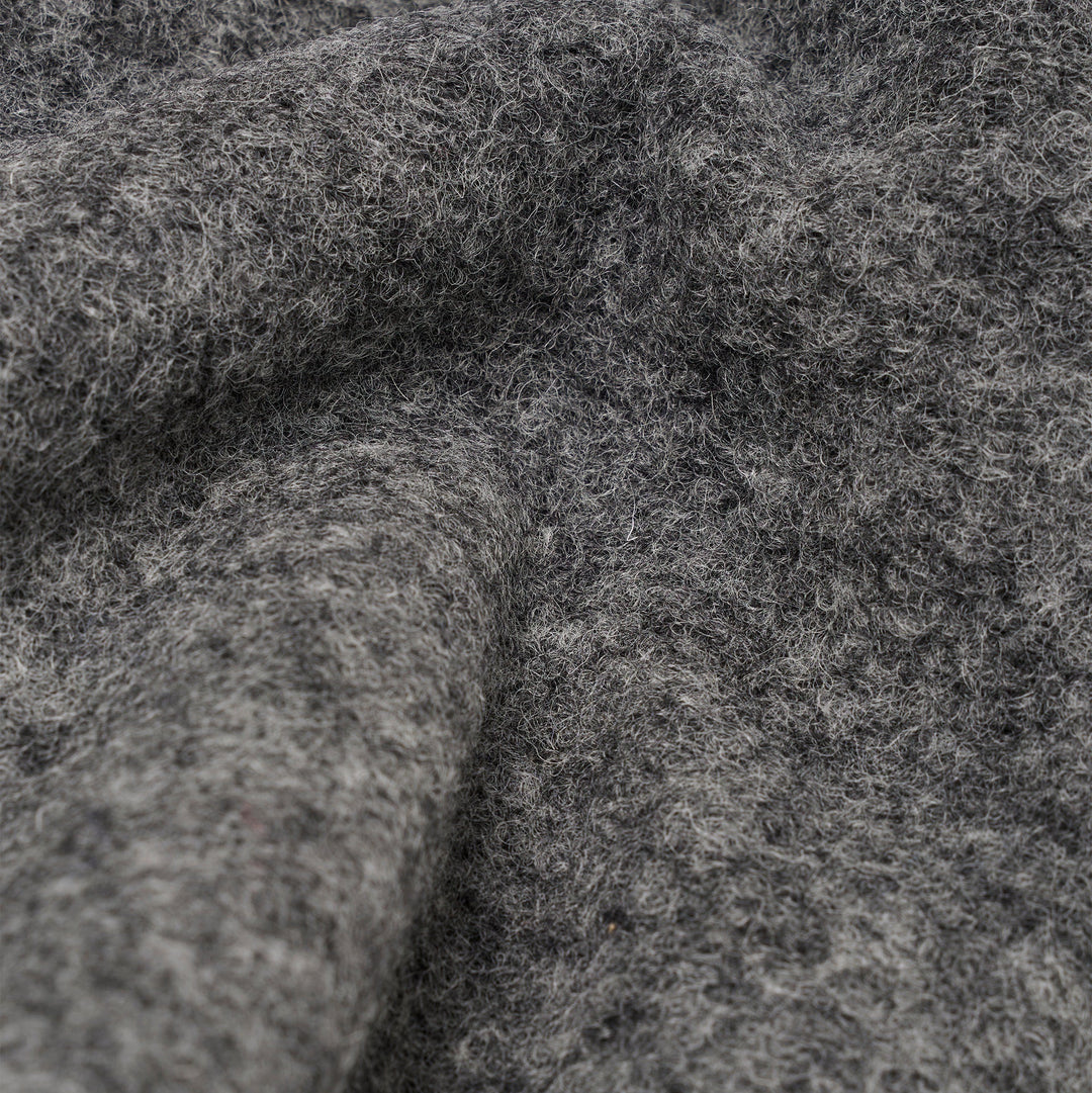 Wool Fleece Uniform Jacket - Grey Marl