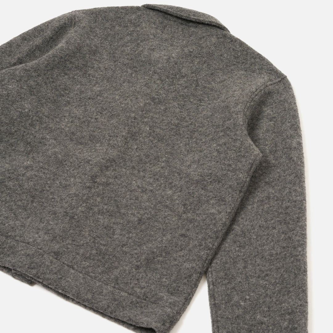 Wool Fleece Uniform Jacket - Grey Marl