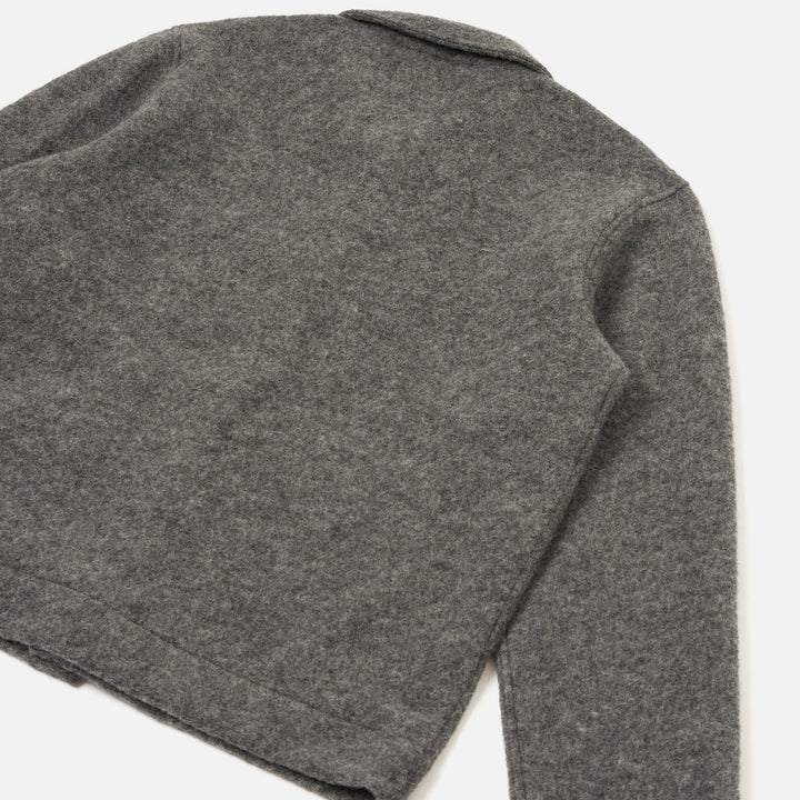Wool Fleece Uniform Jacket - Grey Marl