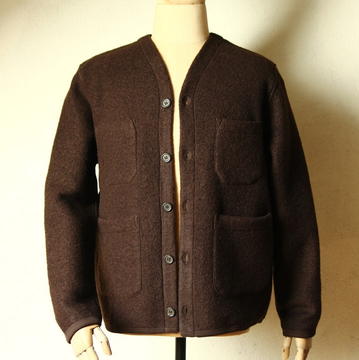 Cardigan Wool Fleece - Brown
