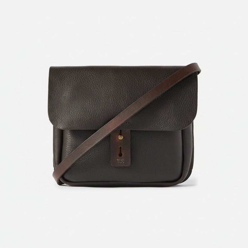 Workwear Shoulder Bag - Dark Brown