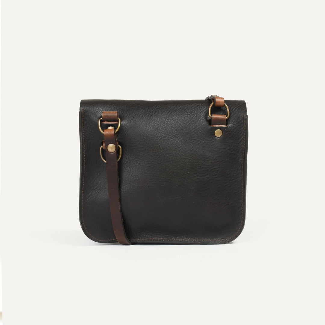 Workwear Shoulder Bag - Dark Brown