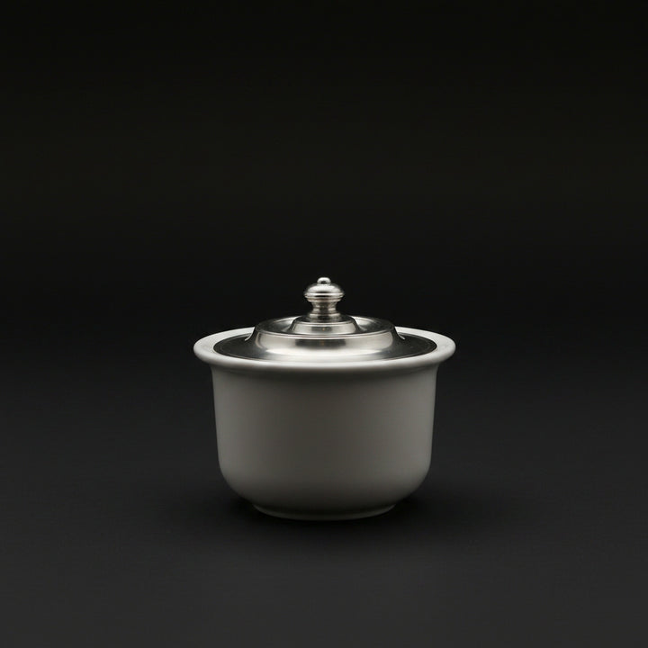 Ceramic Sugar Bowl with Pewter – Convivio